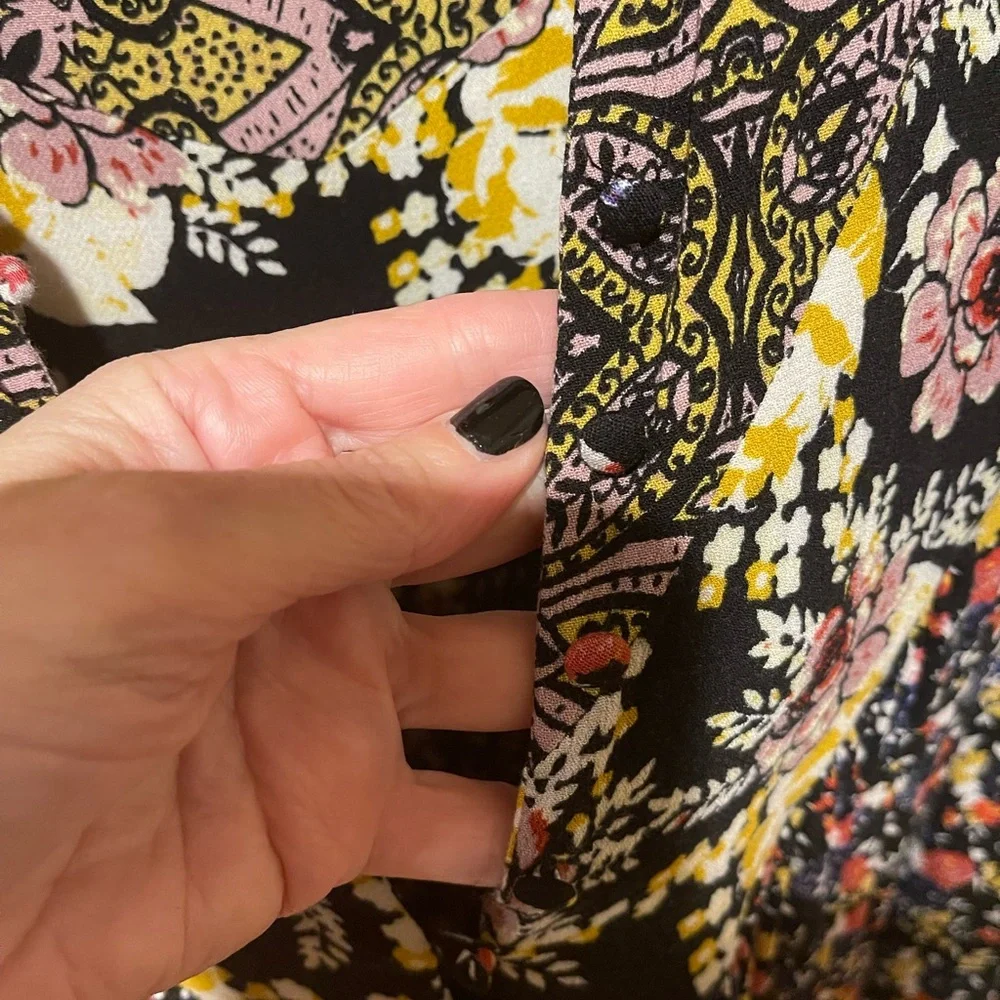Free People floral patterned‎ blouse